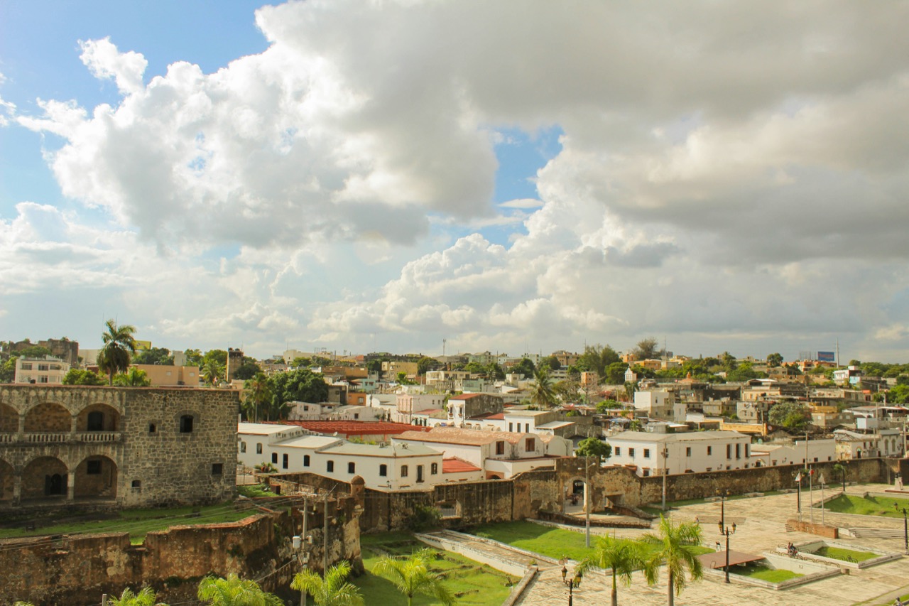Pohľad na historickú štvrť Zona Colonial v Santo Domingu